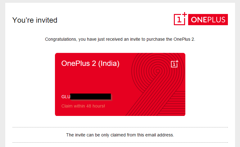 OnePlus 2 invite India global