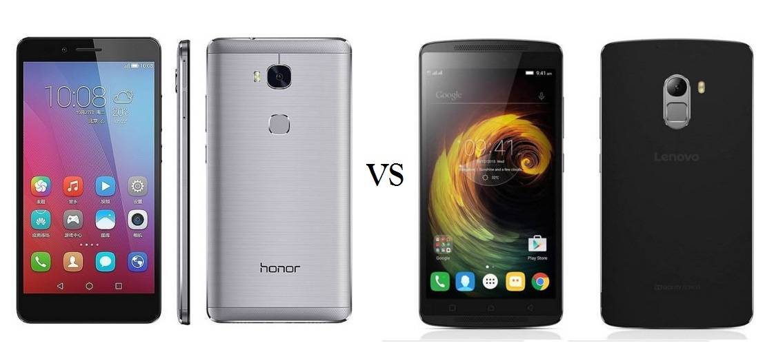 Huawei Honor 5X vs Lenovo K4 Note comparison