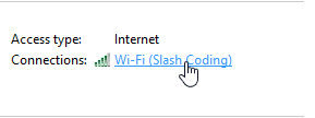 Check Wi-Fi Settings
