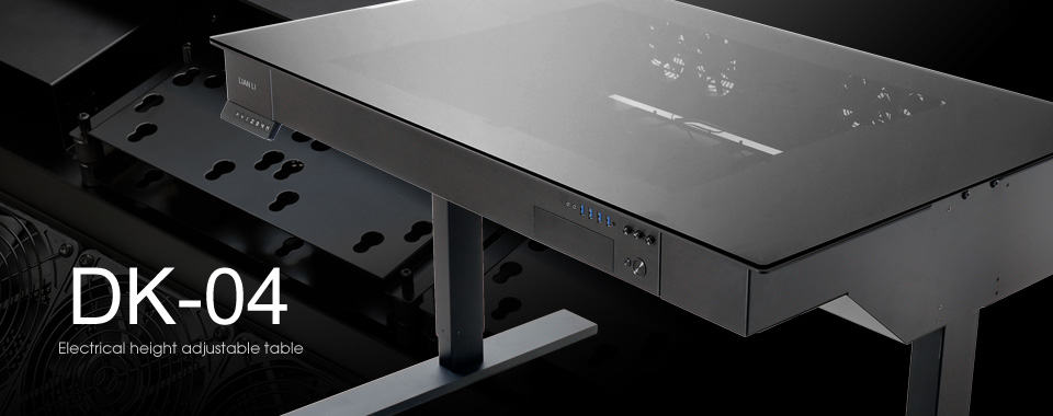Lian Li Dk 04 Motorized Standing Desk Can Be Your Pc As Well
