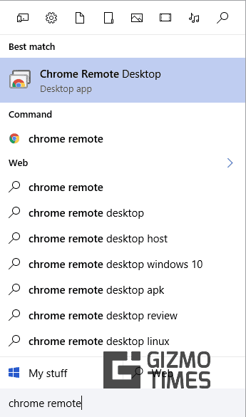Start Chrome Desktop