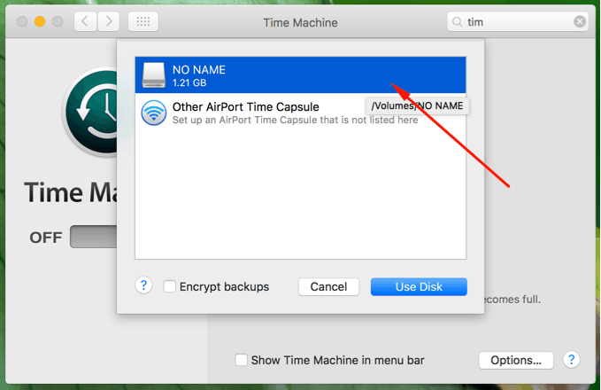 Как в mac os сделать бэкап 164
