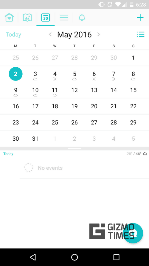 Between Calendar