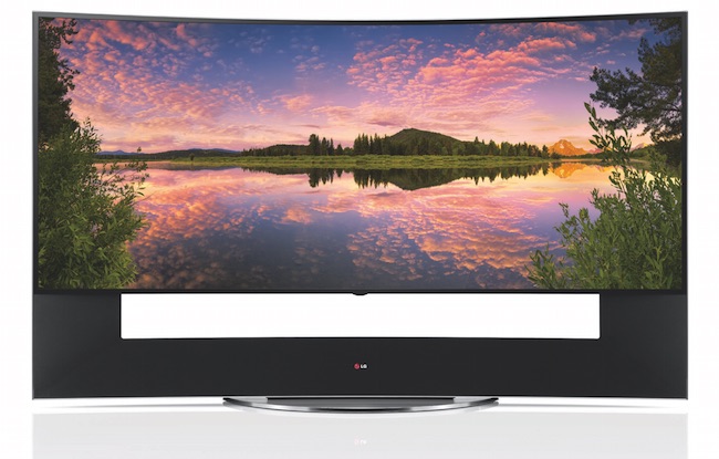 LG 5K Curved 105 inch TV
