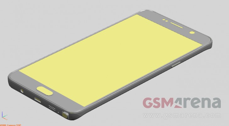 Samsung Galaxy Note 5 Render