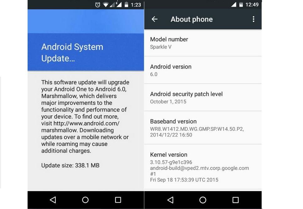 Android One smartphones getting Android 6.0 Marshmallow update