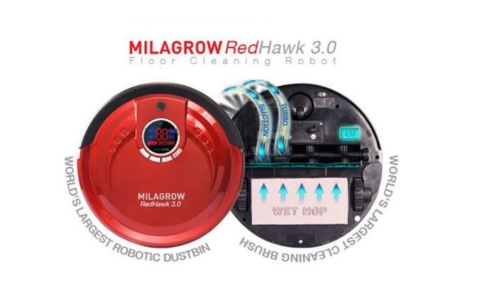 MilaGrow RedHawk 3.0 robotic floor cleaner