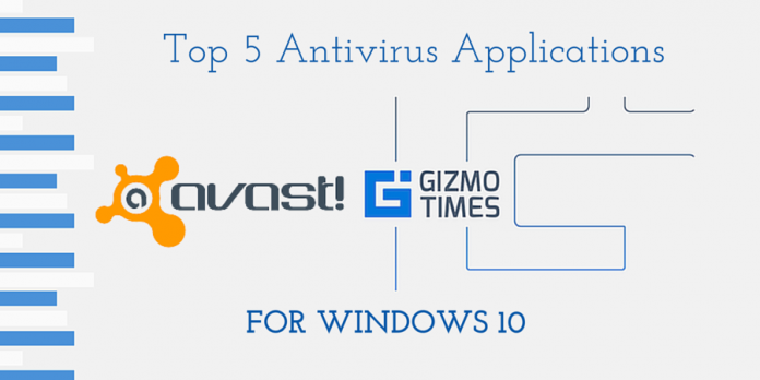 top 5 antivirus for windows 10 free download