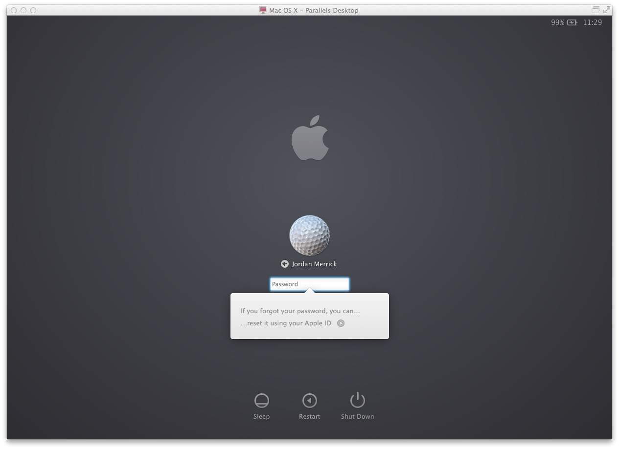 mac password reset