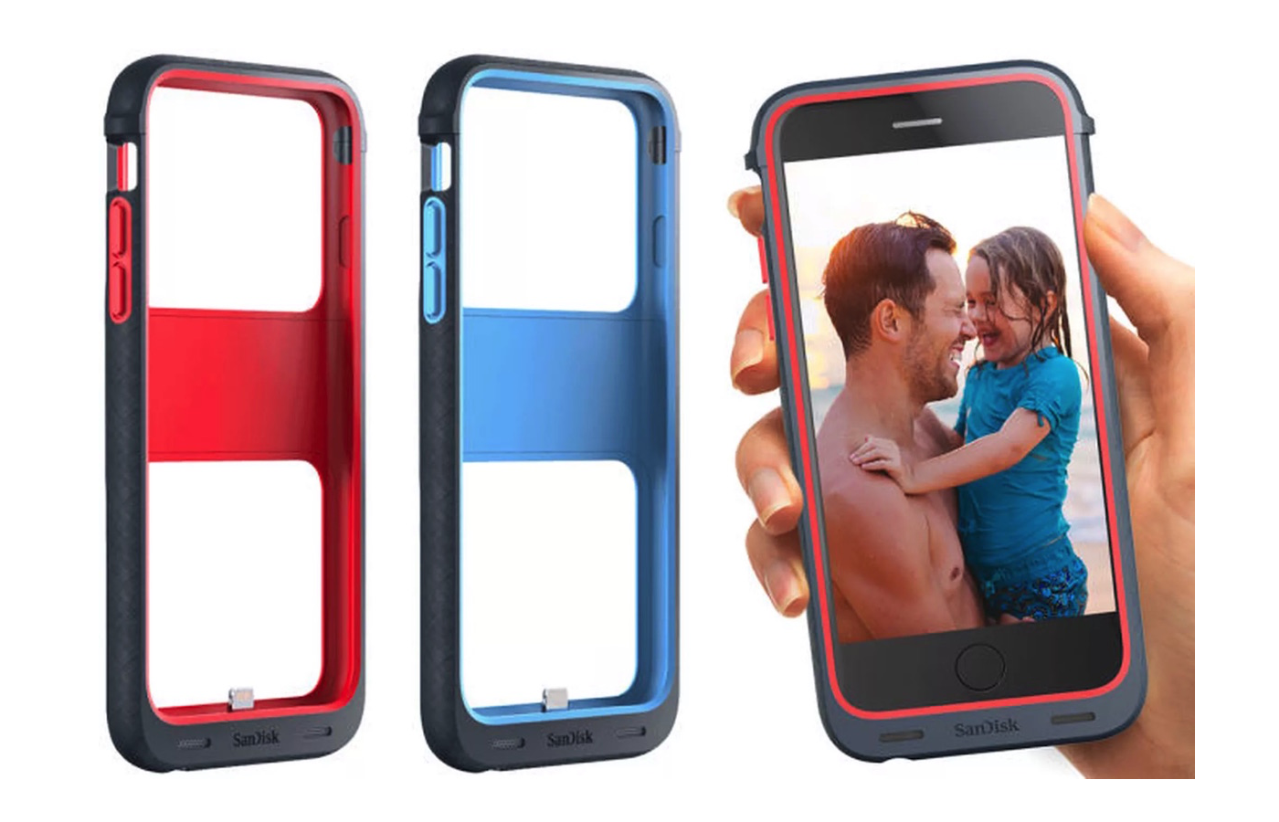 This iPhone case from SanDisk helps you get some extra storage