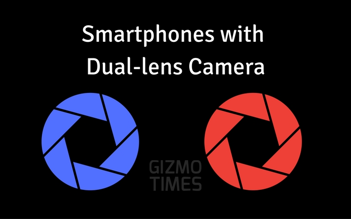 Smartphones with dual-lens camera