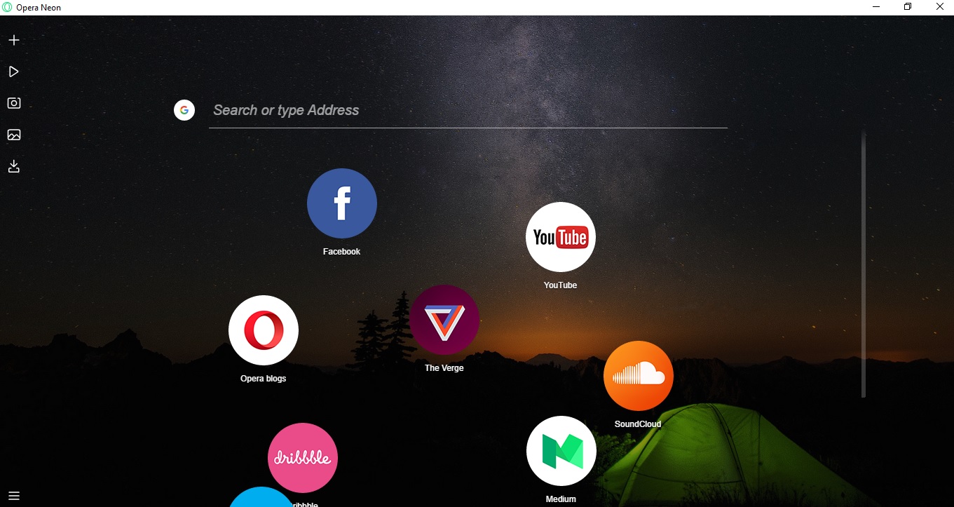 Opera Neon Browser