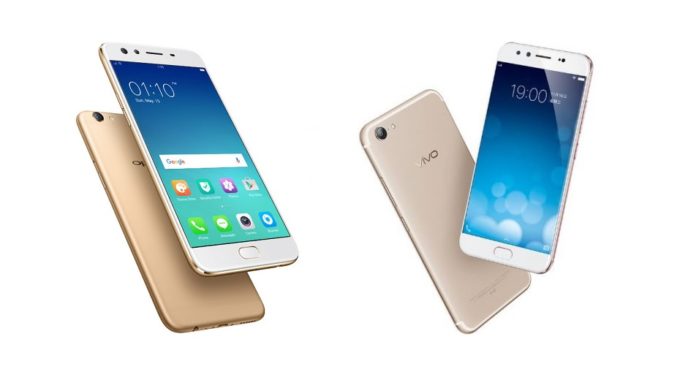 OPPO F3 Plus vs Vivo V5 Plus OPPO F3 Plus vs Vivo V5 Plus