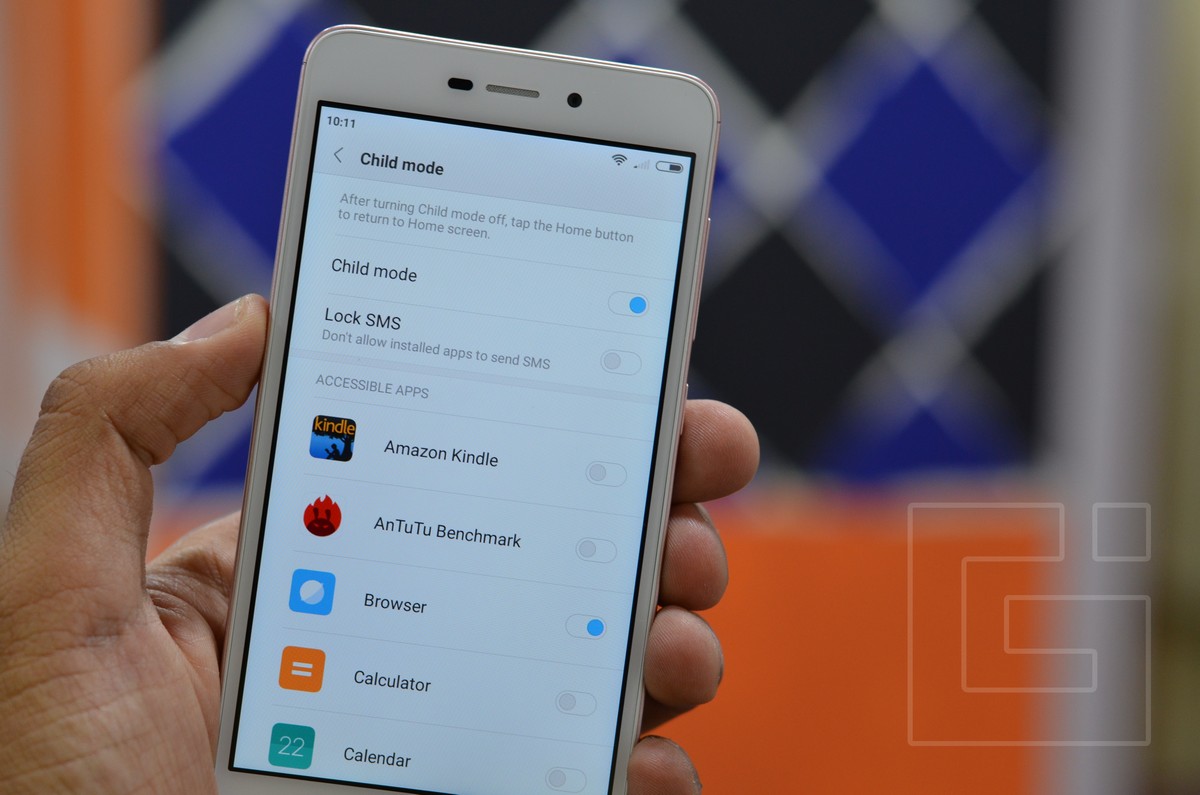 Xiaomi Redmi 4A Tips Child Mode