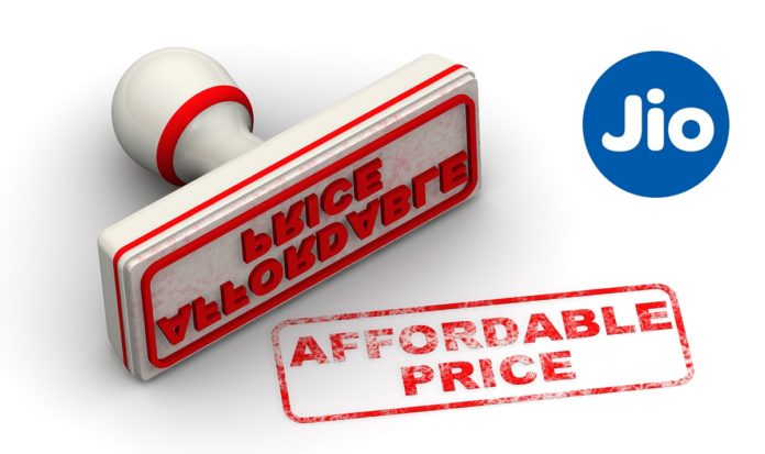 Jio affordable price Jio affordable price