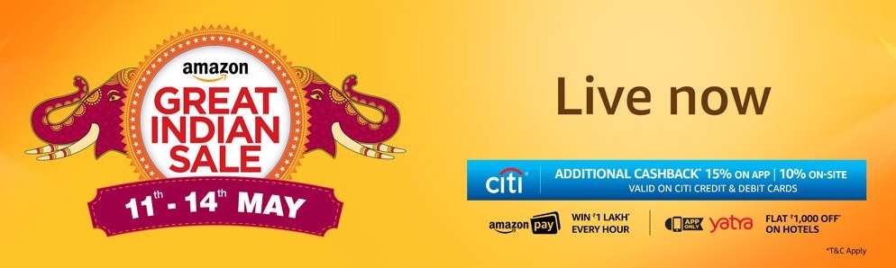 Amazon Great Indian Sale May 2017