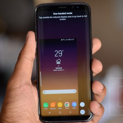 Samsung Galaxy S8 One-handed mode