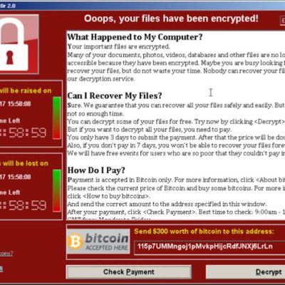 Wannacry ransomware