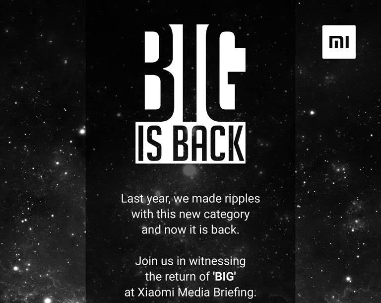 Xiaomi Mi Max 2 launch invite