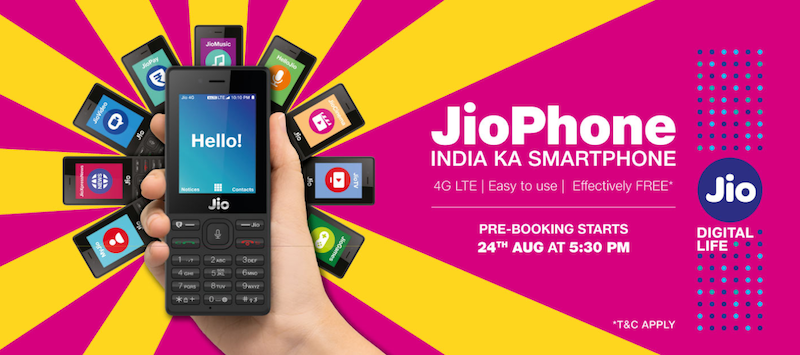 JioPhone Booking Time
