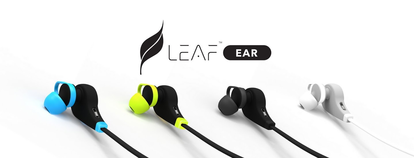 leaf ear bluetooth earphone