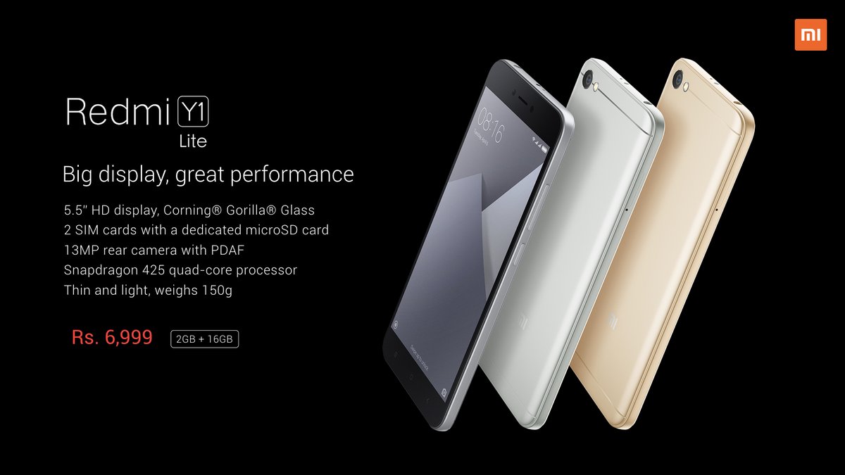 Xiaomi Redmi Y1 Lite