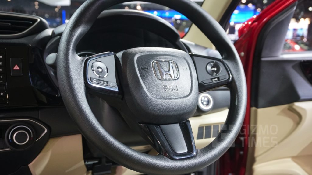 New Honda Amaze 2018 Steering