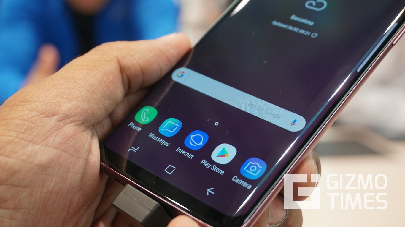 Samsung Galaxy S9 front - Gizmo Times