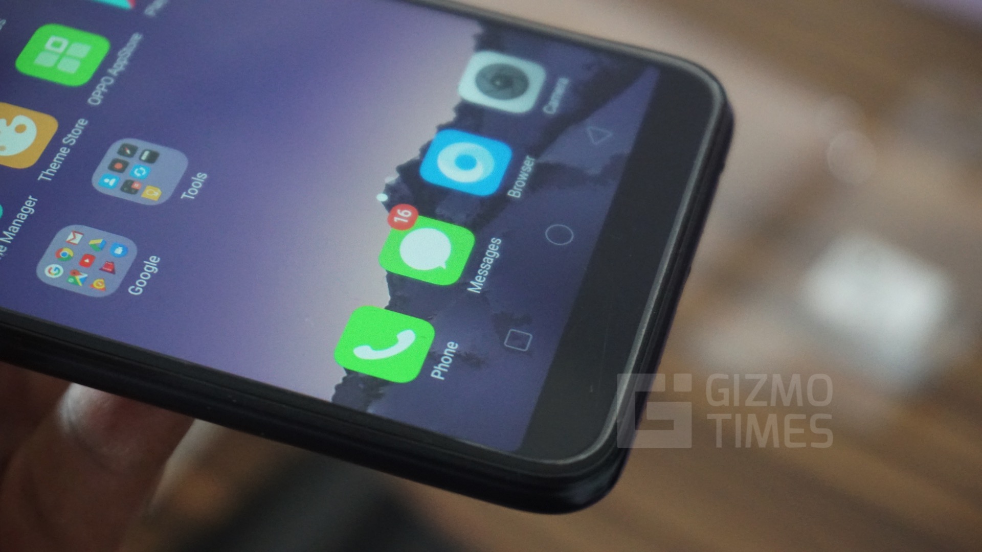 Oppo A83 Bottom Chin Gizmo Times