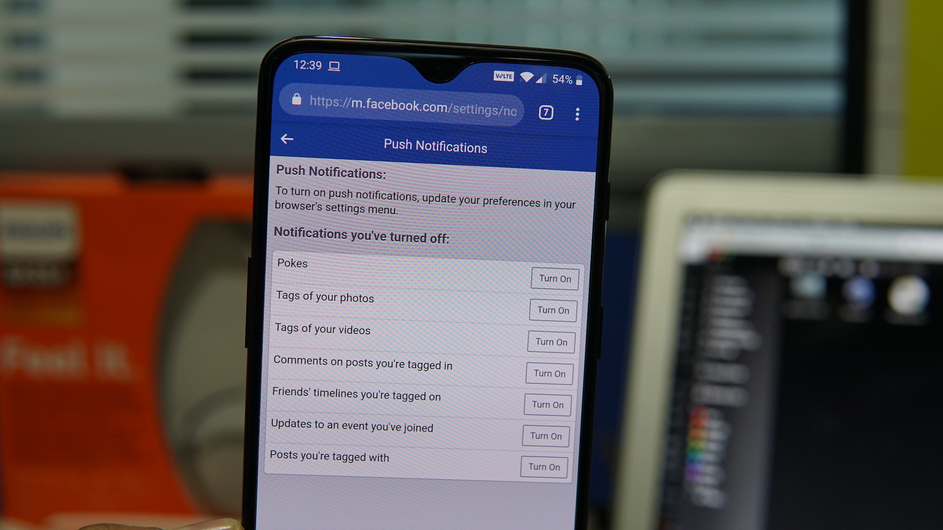 Facebook Push Notifications Android