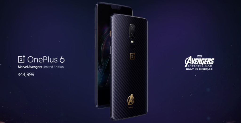 Oneplus 6 avengers edition india price