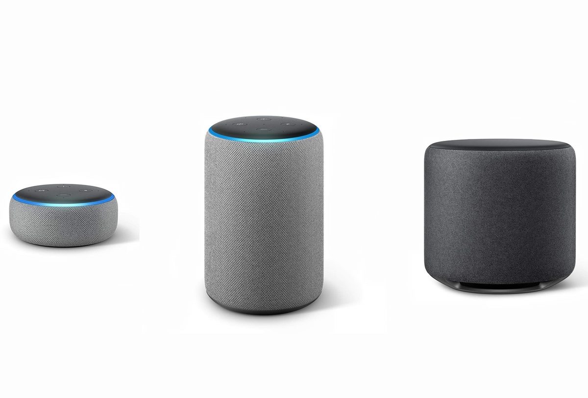 Amazon Echo Dot, Echo Plus and Echo Sub