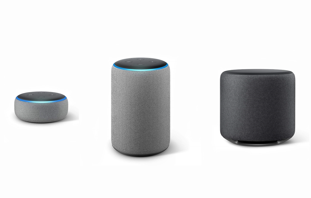Amazon Echo Dot, Echo Plus and Echo Sub