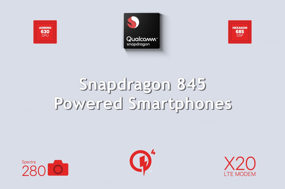 Snapdragon 845 Powered Smartphones List