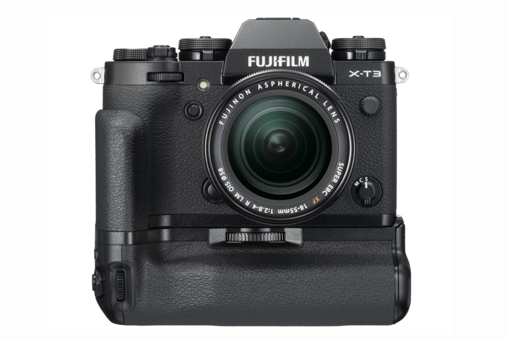 Fujifilm X-T3 with XF18-55mm with VPB-XT3