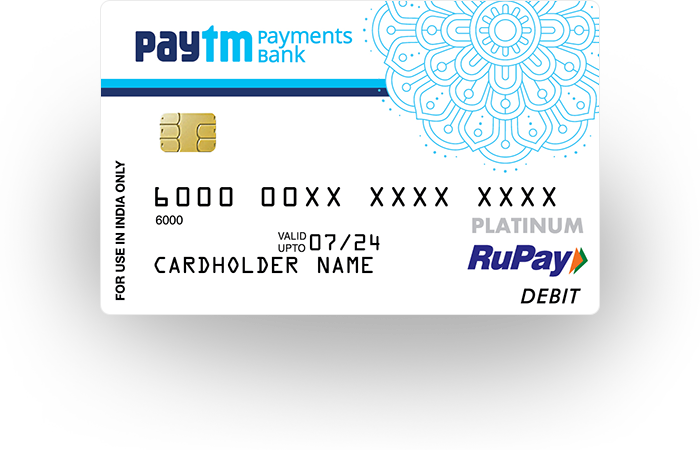 PayTM RuPay Debit Card