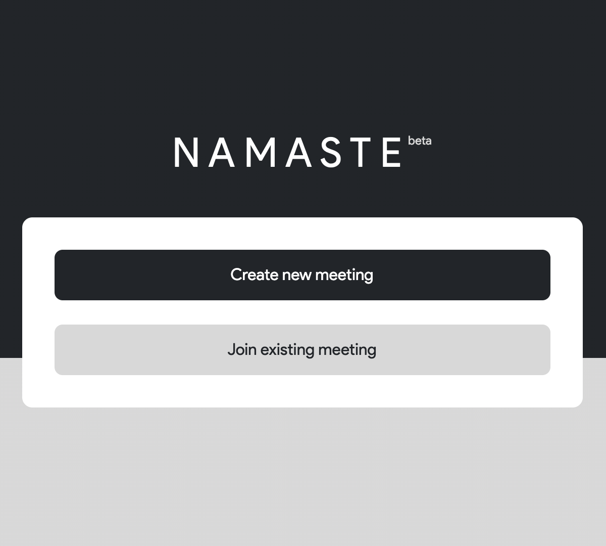 Say Namaste