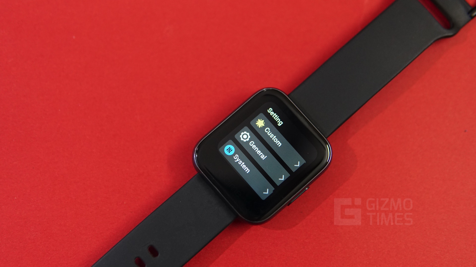 Realme Watch settings Gizmo Times