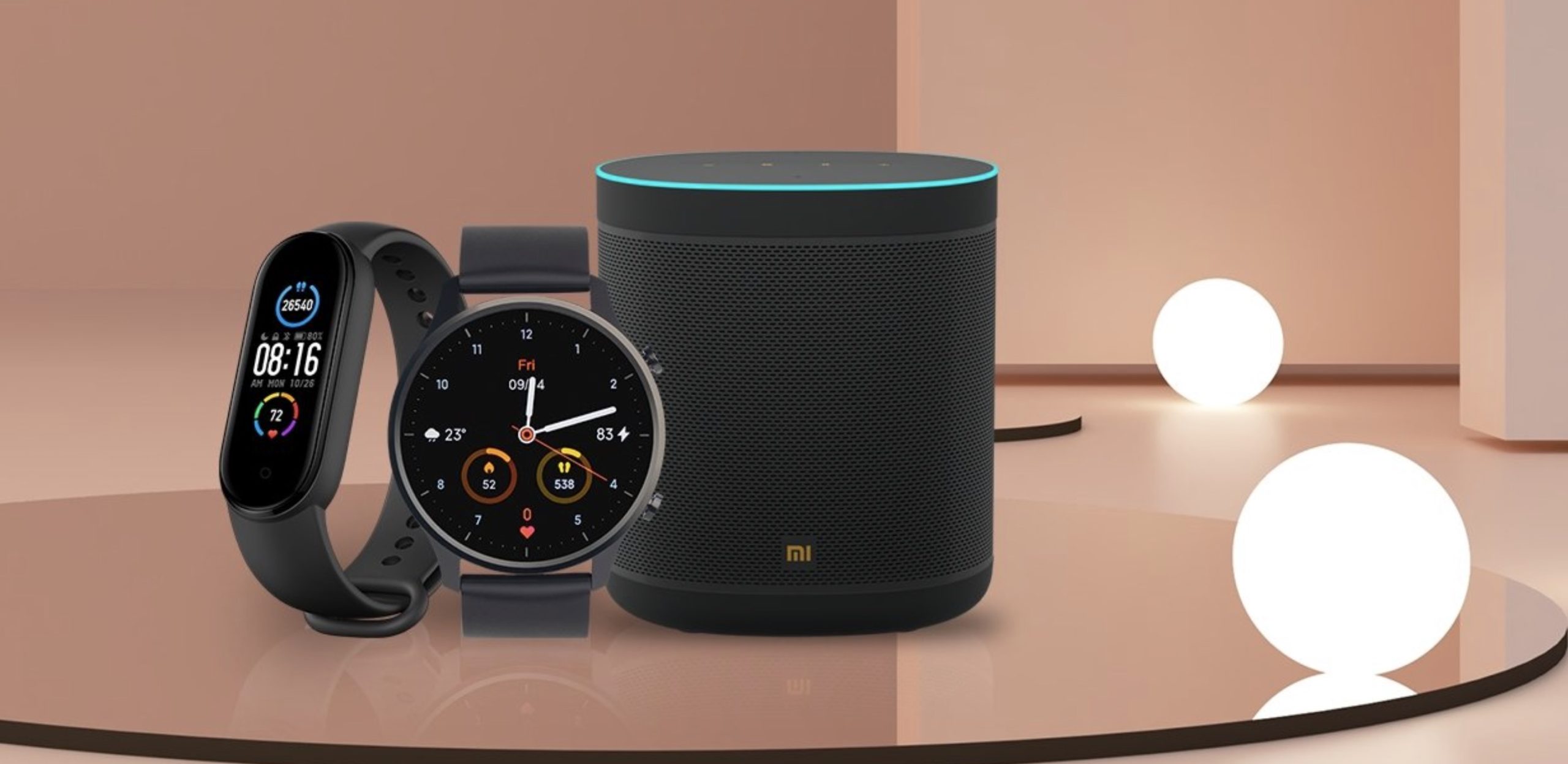 Mi Smart Band 5 Mi Watch Resolve and Smart Speaker
