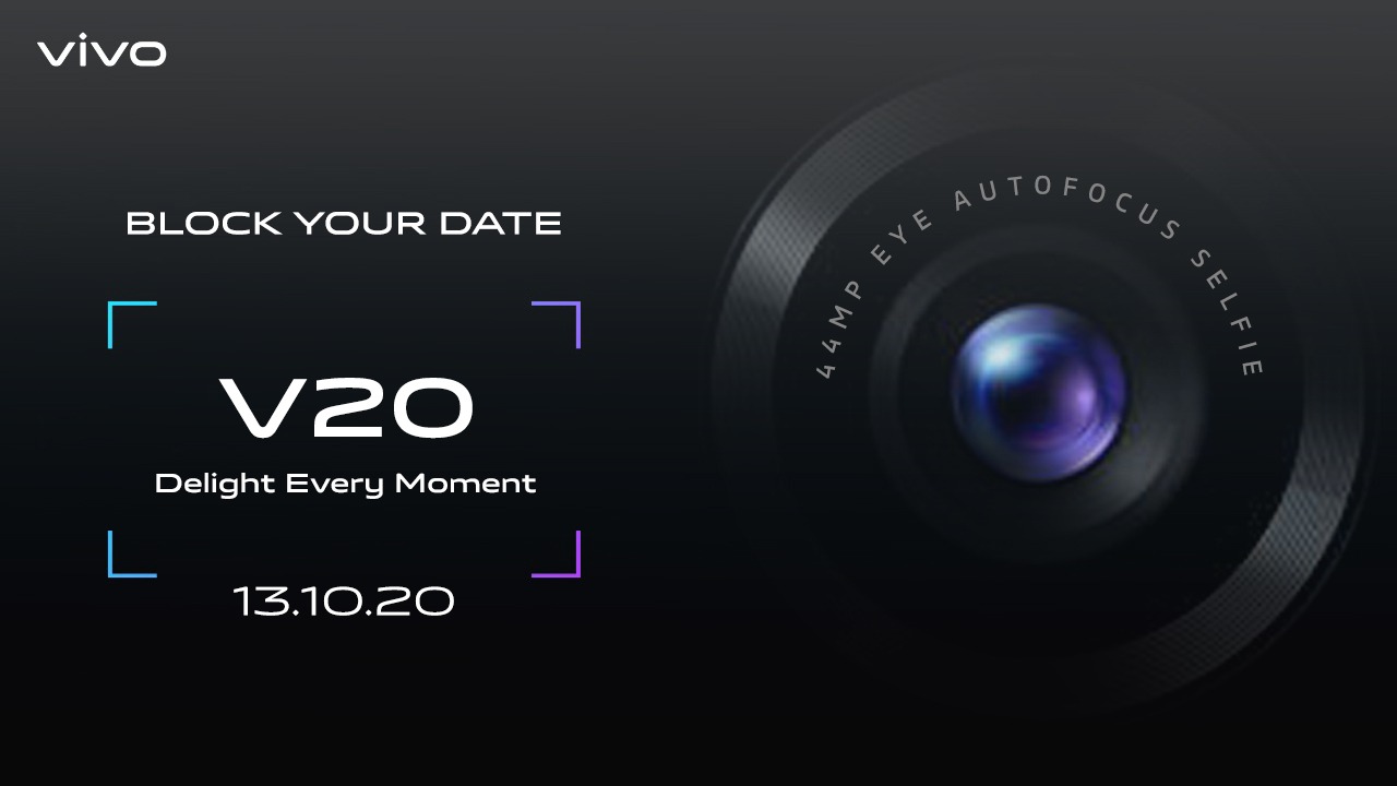 Vivo V20 India launch date