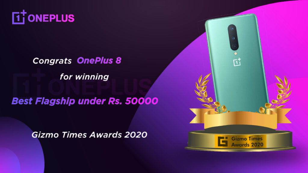 OnePlus 8 Gizmo Times Awards
