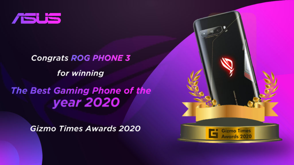 ROG Phone 3 Gizmo Times Awards