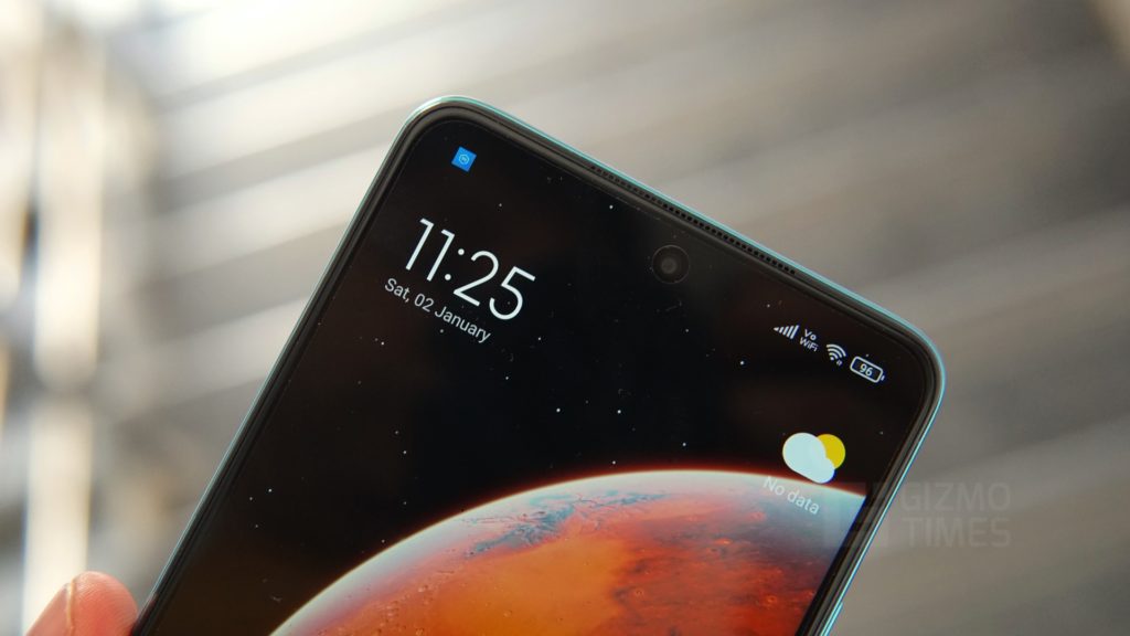 Xiaomi Mi 10i front top