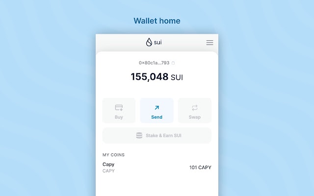 Sui wallet