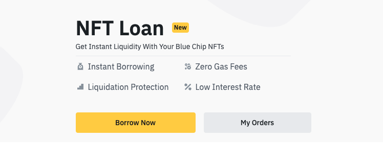 Binance NFT Loan