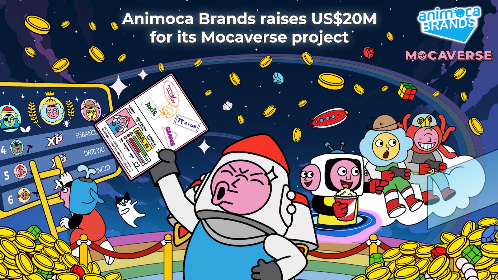 Animoca Brands raises $20 million for its Mocaverse project development and  growth